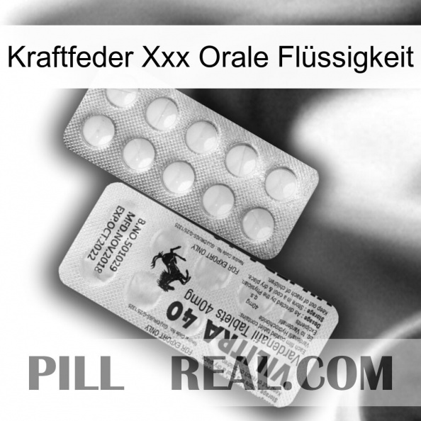 Kraftfeder Xxx Orale Flüssigkeit 41